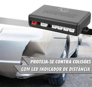 Sensor de Estacionamento 4 Pontos com Alarme Sonoro